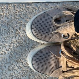 agl perforated platform sneaker